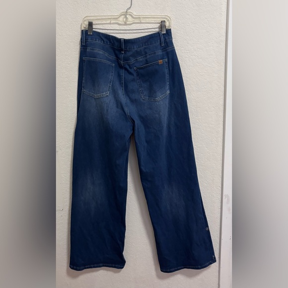 Halara high waisted adjustable hem wide leg jeans - Picture 7 of 10